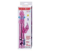 Vibromasseur rabbit lapin rose rotation palpitant