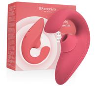 Womanizer Vibromasseur Blend Rabbit – Double stimulation avec Pleasure Air – Vibrant Rose 1 pièce NF