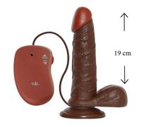 Vibromasseur réaliste avec télécommande faille vibrante avec ventouse...
