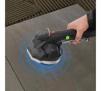 Vibromasseur sans fil compatible avec batterie - 6 vitesses réglables - Vibromasseur pour carrelage avec ventouse de 13 cm et 100 kg d'adsorption