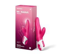 Satisfyer – Vibromasseur Mr. Rabbit – Stimulation clitoridienne et point G – 12 modes – Rose