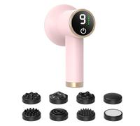 Vibromasseur sculptant pour soulager la douleur, relaxation musculaire pour fitness, minceur, masseur électrique multifonctionnel portable pour abdominaux, jambes, taille (rose)