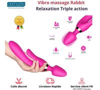 Vibromasseur Sextoy Détente Massage Plaisir intense Point G clito Femme couple