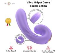 Vibromasseur Sextoy G-Spot Curve Point G Stimulateur Clitoris Femme couple