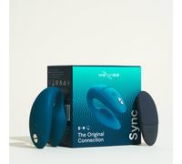 Vibromasseur Sync 2 We Vibe - point G et clitoris, silicone, 100 % étanche, rechargeable USB, 7,5 cm - Vert