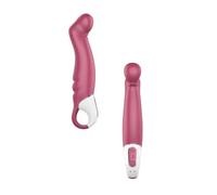 Vibromasseur vaginal en silicone réaliste point G phallus vibrant rechargeable