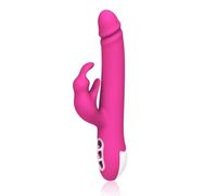 Vibroṃasseur Vîbrant Femme Póīnt Ǵ̣ Vîbró-masseur MaSSeur Portable,Entïèrement en Sïlïcone Médïcal,100% Étanche,Connexïon USB KXF8