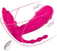Vibromasseurs Feminin Gode Femme Sex - Vibromasseurs Feminin Clitoridien Suceur va et vient 10 Modes de Vibrations Avec Telecommande Silencieux Jouet Sexualité