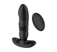 Vibromasseurs Feminin Stimulateur de prostate avec télécommande - 3 en 1 avec pénis et anneau pour testicules intégré - 7 programmes de vibration différents - Jouet sexuel anal pour homme JYH7