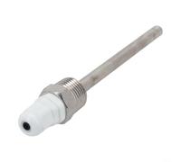 Vibsky 1 puits thermowell NPT en acier inoxydable pour capteurs de température, tube de protection de sonde OD de 8 mm, coque pour usage solaire et industriel, argent (100 mm)