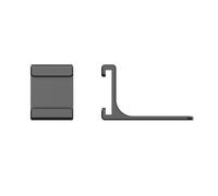 Vibsky Adaptateur de griffe en alliage d'aluminium pour appareils photo Insta360 X4 et X5, support léger avec trou de trépied de 6,35 mm pour microphone et accessoires d'éclairage