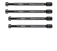 Vibsky Bike Trainer Brochette d'essieu traversant 12 x 142-148 mm M12 x 1,5/1,75 pour vélo d'intérieur, pour Zwift et Wahoo Kickr, noir