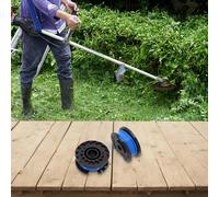 Vibsky Bobine de fil de rechange Lawnmaster CLGT2410 CLGT2412 CLGT2425S-01, 15 mm x 6 m, lot de 2