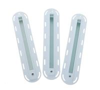 Vibsky Boîte d'ailerons de surf avec vis et clé, accessoires de surf en PVC pour sports nautiques, pour la plupart des palmes standard