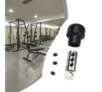 Vibsky Borne de câble pour équipement de gym, 5 mm-6 mm de diamètre, noyau en acier et tampon, pour systèmes de poulie de pièces de rechange noires