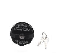 Vibsky Bouchon de réservoir de carburant pour Jeep Wrangler TJ YJ, Cherokee XJ, Grand Cherokee WJ ZJ, Dodge pour Chrysler, Eagle - Noir, 2 clés