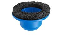 Vibsky Brosse de nettoyage pour moyeu de roue de 150 mm avec tasse de meulage pour moyeux de roue de voiture jusqu'à 150 mm, 1500 tr/min, disques en carbure de silicium pour détartrer les vis et les