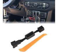 Vibsky Câble de démarrage automatique pour Jeep Wrangler JL 2018-2023, module de faisceau de dérivation avec fonction mémoire, noir