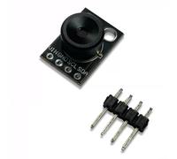 Vibsky Capteur infrarouge compact MLX90640ESF-BAABAB, module d'imagerie thermique sans contact, PCB de 28 x 16 mm avec en-tête de broche de sécurité et automatisation (MLX90640ESF-BAA)