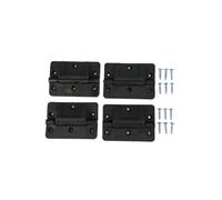 Vibsky Charnières pour refroidisseurs Igloo de 150 à 165 litres - Ensemble de réaction IC noir avec fixations en acier inoxydable, installation sans perçage, structure pivotante améliorée, lot de 2 ou