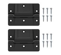 Vibsky Charnières pour refroidisseurs Igloo de 150 à 165 litres - Ensemble de réaction IC noir avec fixations en acier inoxydable, installation sans perçage, structure pivotante améliorée, lot de 2 ou