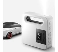 Vibsky Compresseur d'air numérique portable 12 V pour pneus de voiture, gonfleur de pneu électrique 120 W 150 PSI avec lumière LED et câble d'alimentation de 3 m