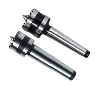 Vibsky Couronne multi-dents pour le travail du bois, axe central d'entraînement en matériau 40CR, pour tours à bois et métal, MT1 ou MT2