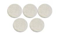 Vibsky Couverture de sécurité en fibre de silicate de calcium et de magnésium, tapis en fibre de céramique résistant aux hautes températures pour cheminées, fours et brûleurs au bioéthanol, rond blanc