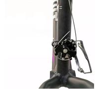 Vibsky Dérailleur avant VTT 7/8/9 vitesses, pour plateaux 22-32-44T, double traction, pour tubes de cadre 31,8 mm/34,9 mm, noir