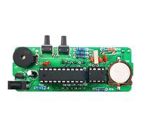 Vibsky DIY 4 chiffres LED Clock Kit de soudure électronique Projet d'apprentissage sans cas pratique et éducation STEM Bleu
