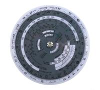 Vibsky E6B-R Traceur d'aviation, ordinateur de vol, règle circulaire pour écoles de pilotage et pilotes individuels nécessitant des outils de calcul manuels fiables pour les examens de la FAA (E6B-R)