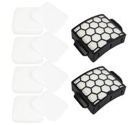 Vibsky Filtre de rechange pour aspirateur vertical Shark LA401 LA555 LA700 LA300 LA301 2 filtres + 8 filtres en mousse et feutre
