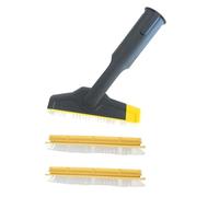 Vibsky Grande bande de brosse à joints avec joint flexible et 3 têtes remplaçables, compatible avec les nettoyeurs vapeur Kärcher SC 1-5 et Easyfix Deluxe