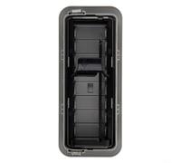 Vibsky Grille d'aération de toit grise et beige pour Lexus LX570 2008-2015, compatible avec Toyota Land Cruiser, OEM 88570-60141 88570-60151 (gris)