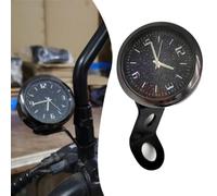 Vibsky Horloge de guidon de moto, étanche, antichoc, accessoire de moto, installation facile pour toutes les motos
