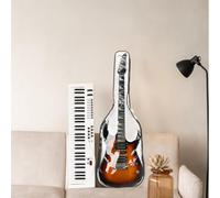 Vibsky Housse anti-poussière en TPU transparent imperméable et lavable pour guitare électrique 39"