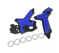 Vibsky Housse de protection de cadre de moto pour Honda CRF300L, plaque de protection en ABS robuste (bleu)
