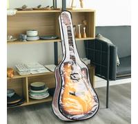 Vibsky Housse de protection transparente lavable en TPU pour guitare acoustique de 40/41 pouces, protection imperméable pour le voyage et le rangement