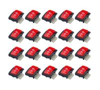 Vibsky Interrupteur de phare de route et de croisement Wave 110 RS150 pour moto Bouton de commande marche/arrêt Rouge ABS Accessoire de rechange