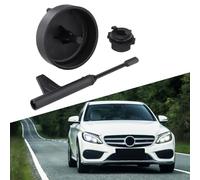 Vibsky Kit d'adaptateurs de vidange d'huile de transmission pour Mercedes-Benz 9 vitesses 725.0, connecteur 3 pièces pour remplissage et vidange, noir