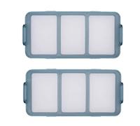 Vibsky Kit de filtres principaux et brosses de rechange pour Eufy RoboVac 11S, 15C, 30C, 12C - 2 filtres et 1 petite brosse pour aspirateur robot