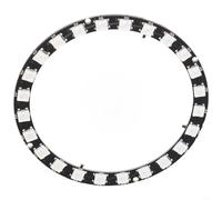 Vibsky LED RVB adressable individuellement pour Ring pour Arduino et microcontrôleurs, fonctionnement 5 V, protocole WS2812, facile à chaîner avec données d'entrée/sortie