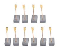Vibsky Lot de 10 balais de charbon pour meuleuses d'angle Bosch GWS 13-125 et GWS 17-125 CIE, 6 x 11 x 15 mm, pièce de rechange 1607000V37