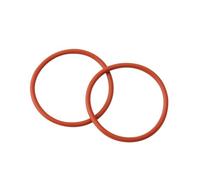 Vibsky Lot de 2 joints d'étanchéité en silicone rouge pour fourche avant de vélo 32 mm ID pour Fox RockShox Manitou