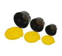 Vibsky Lot de 3 boîtes de rangement pour appâts vivants avec trous de reniflard en polypropylène