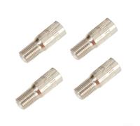 Vibsky Lot de 4 rallonges chromées de 27 mm pour valve de pneu de voiture et camion, ton argenté
