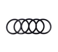 Vibsky Lot de 5 rondelles de pédalier et entretoises de roue libre pour vélo - Diamètre intérieur : 35 mm - Diamètre extérieur : 42 mm - Pour alliage d'aluminium ultra léger - Noir ou rouge