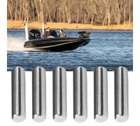 Vibsky Lot de 6 broches d'entraînement en acier inoxydable pour moteurs Minn Kota MKP-2, MKP-3, MKP-6, MKP-7, MKP-25, MKP-37