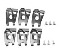 Vibsky Lot de 6 crochets de ceinture en acier 18 V pour perceuse sans fil LXT BTD144 BHP453 DTD129