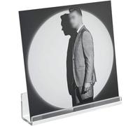 Vibsky Lot de 6 étagères flottantes en acrylique transparent pour disques vinyles - Support mural étroit avec façade - Rangement robuste pour vernis à ongles et décoration